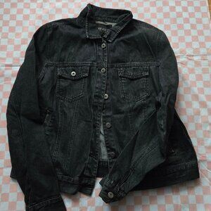 Forever 21 Plus black jean jacket 2X